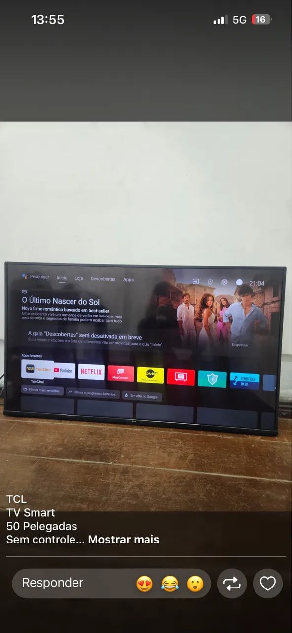 Tv TCL 50 polegadas 