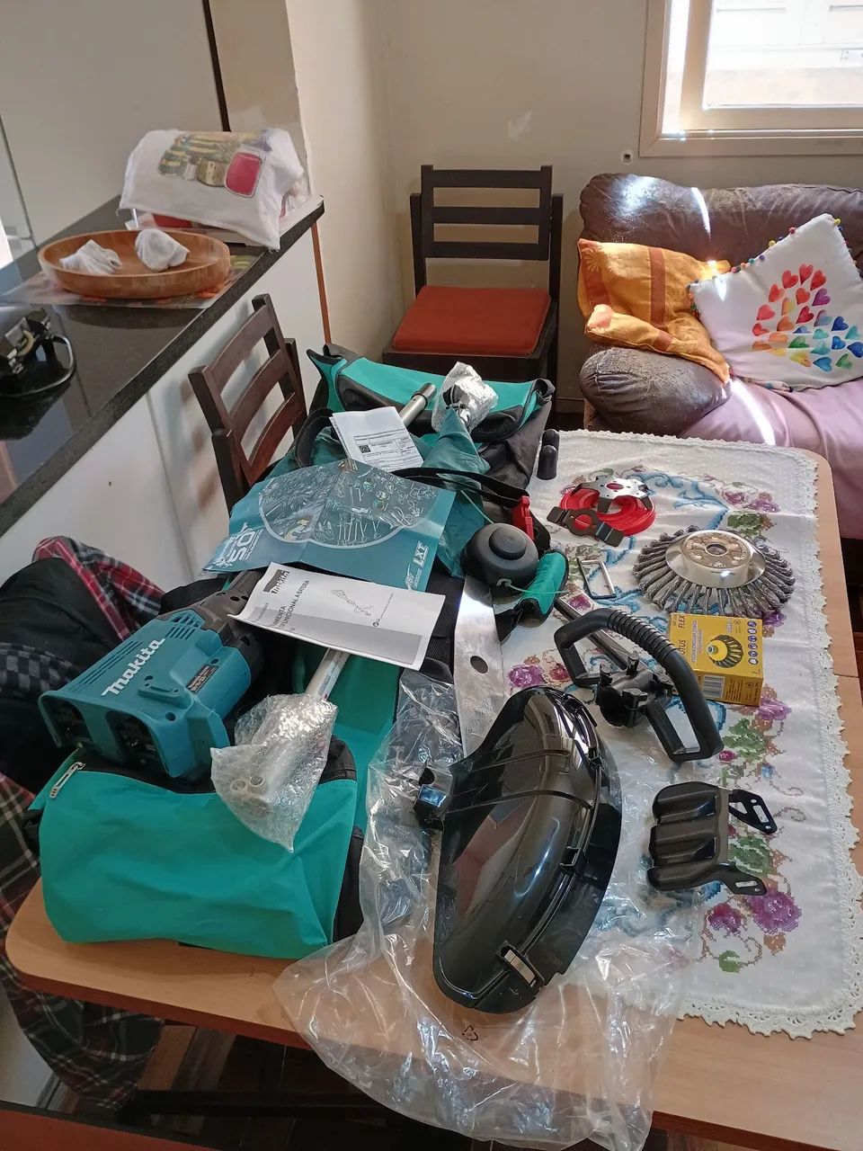 Vendo multifuncional Makita 36w completa sem uso com nota fiscal valor 3.500 a vista  - Foto 2