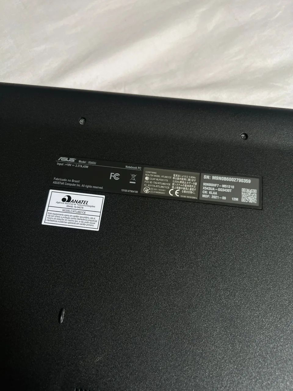 NOTEBOOK Asus X543UA 7ª geração  - Foto 4