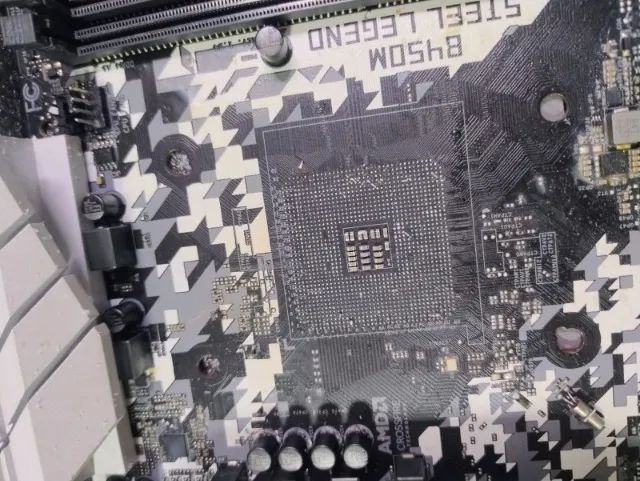 Placa mãe B450M Steel Legend ( Sucata ) - Foto 4
