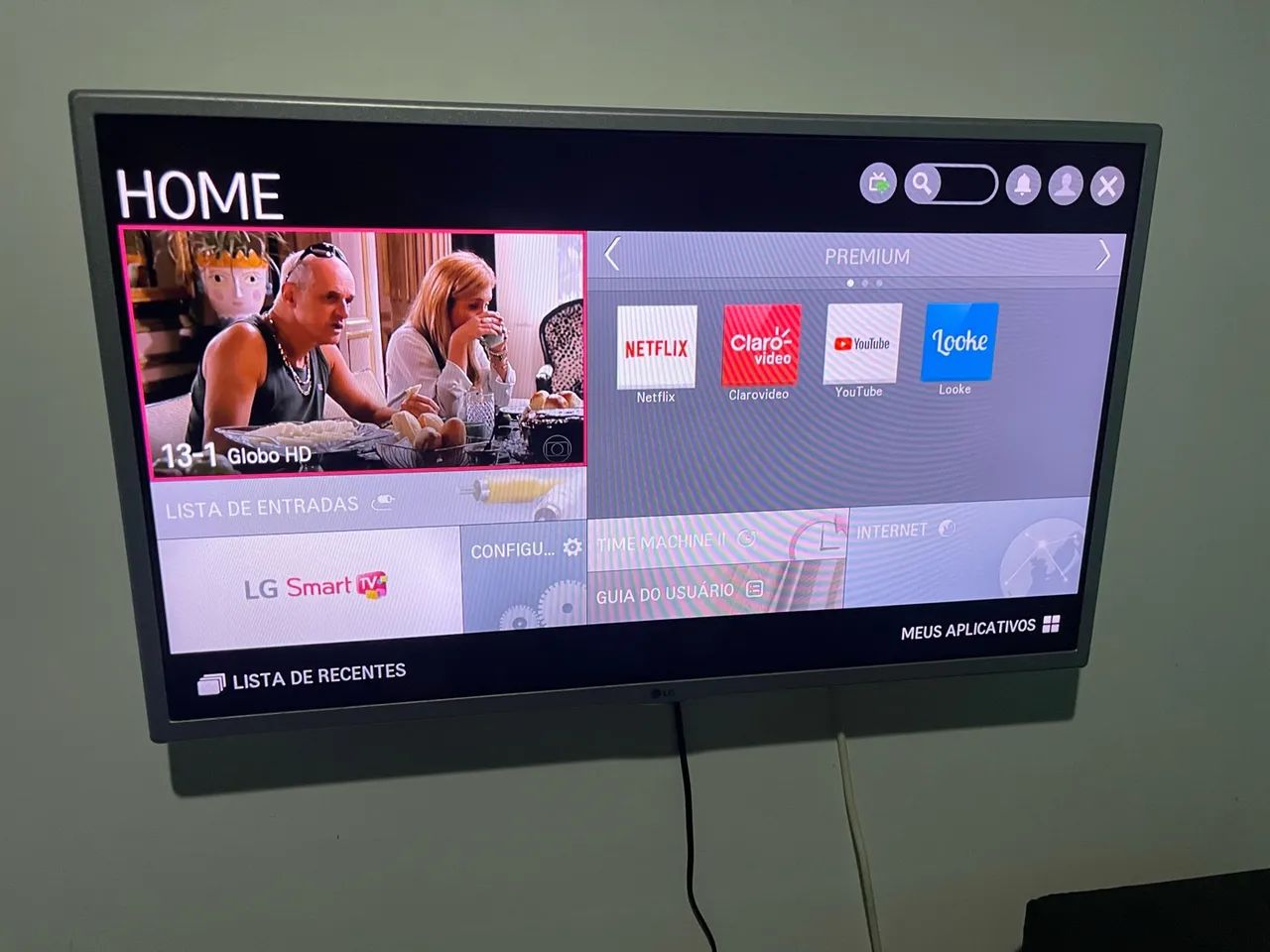 Smart TV LG 32 polegadas funcionando perfeitamente - Foto 2
