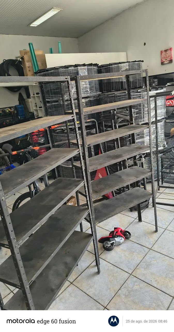 preteleiras de aço prateleira para comercio estoque  - Foto 5