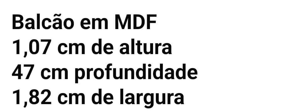 Balcão MDF desmontável  - Foto 3