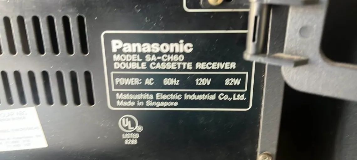 Panasonic SA-CH60 Polyvox Gradiente Sony kenwood - Aparelhos de