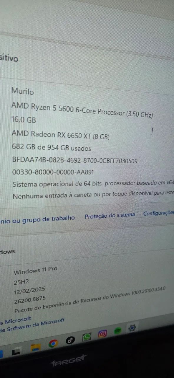 Ryzen 5 5600 com RX 6650 xt - Foto 3