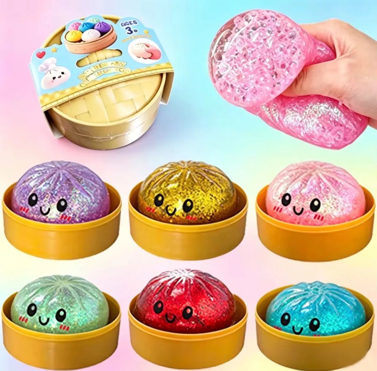 Squishy Dumpling Antiestresse - Brinquedos e Jogos - Centro