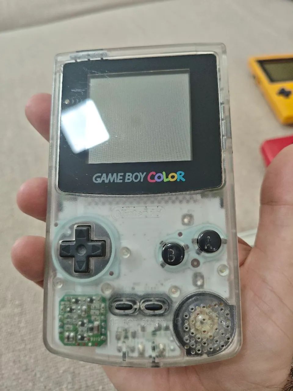 Game boy color atômic clear 