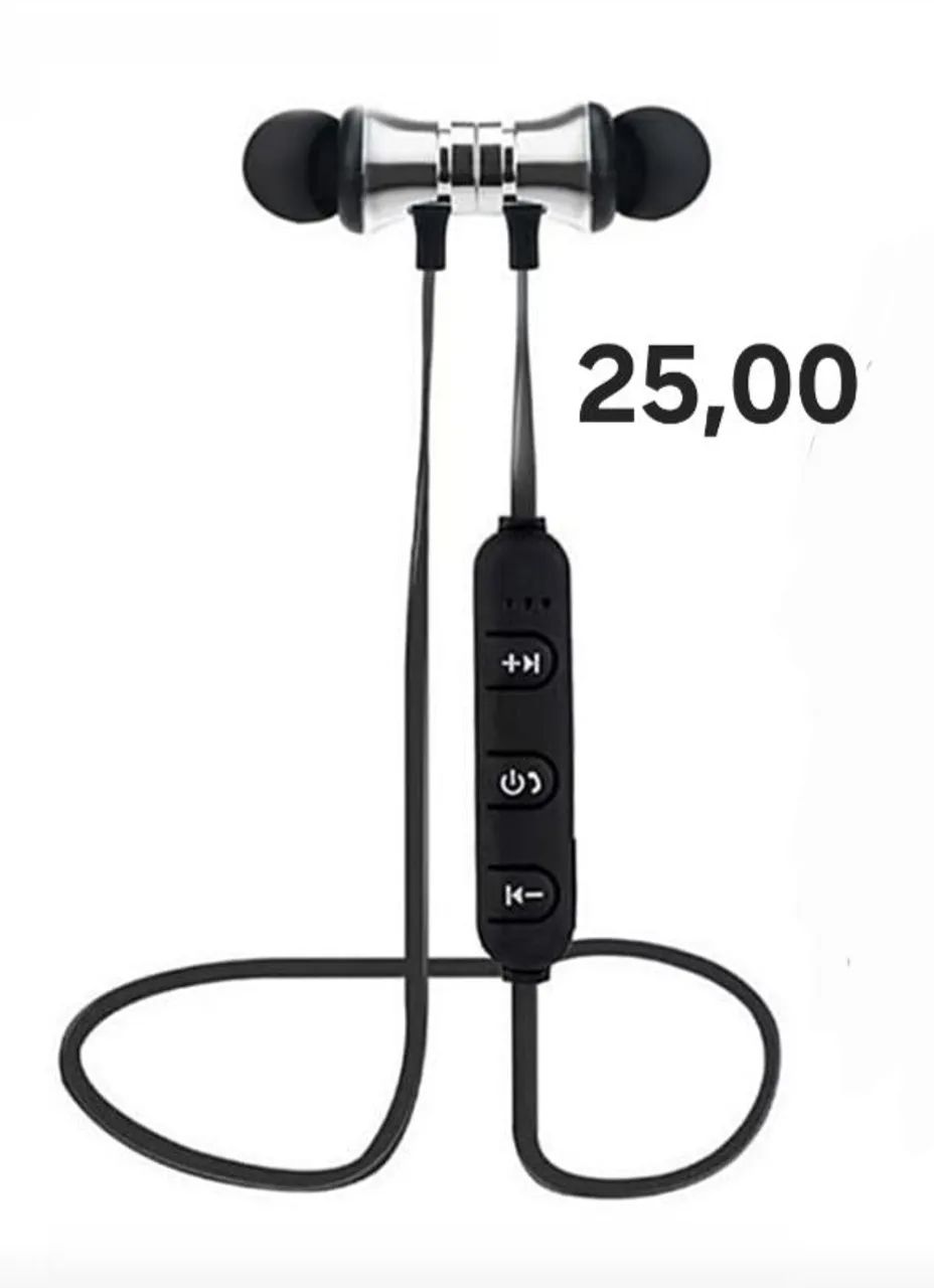 Fone Bluetooth de fio 