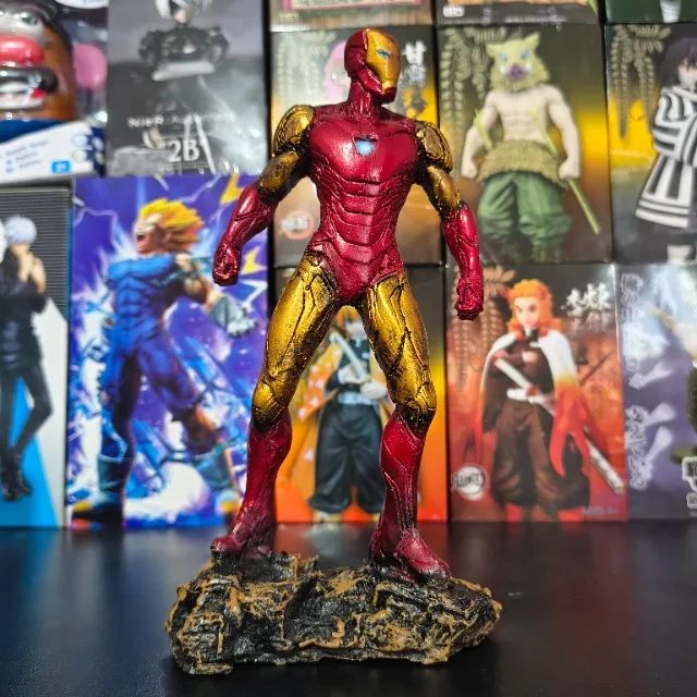 Action Figure Iron Man (Marvel)® 22 cm | Estatueta Colecionável - Foto 2