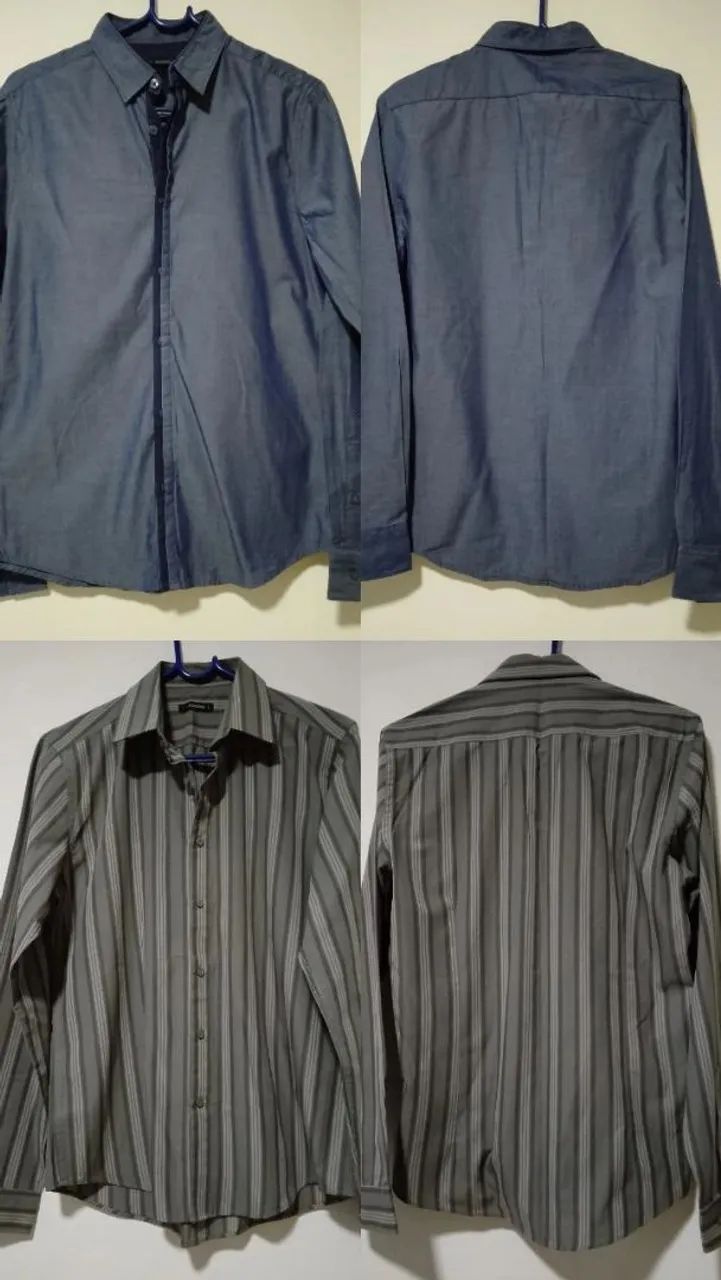 2 Camisas casual chique P