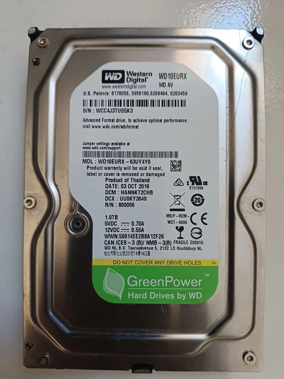 Hd 1tb wd Green cftv dvr nvr cpu  - Foto 5