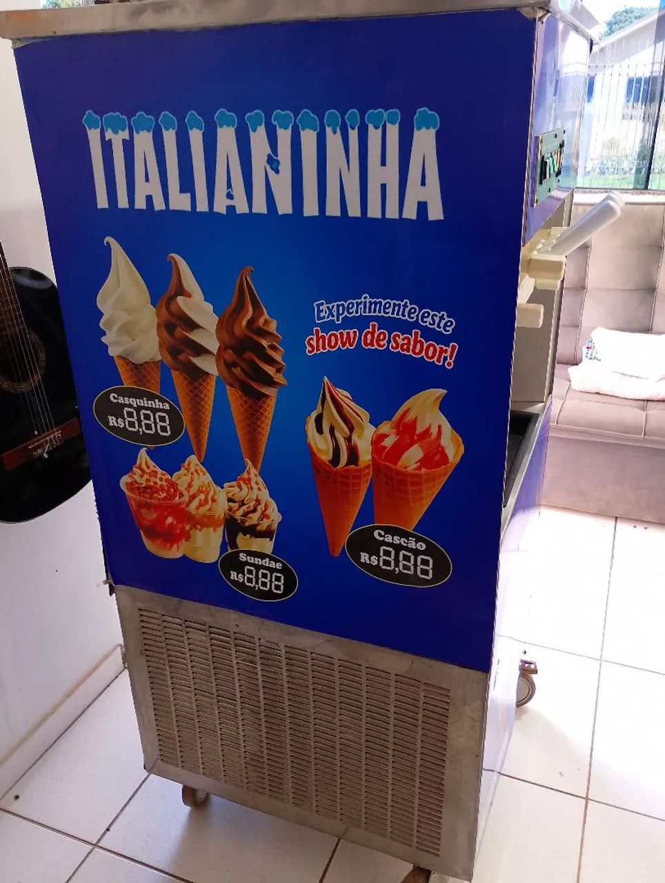Máquina de sorvete Italiana  - Foto 2