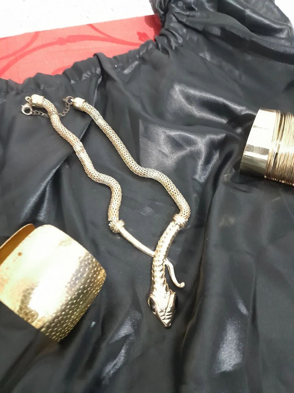 Vestido Cigano Preto com Dourado  - Foto 3