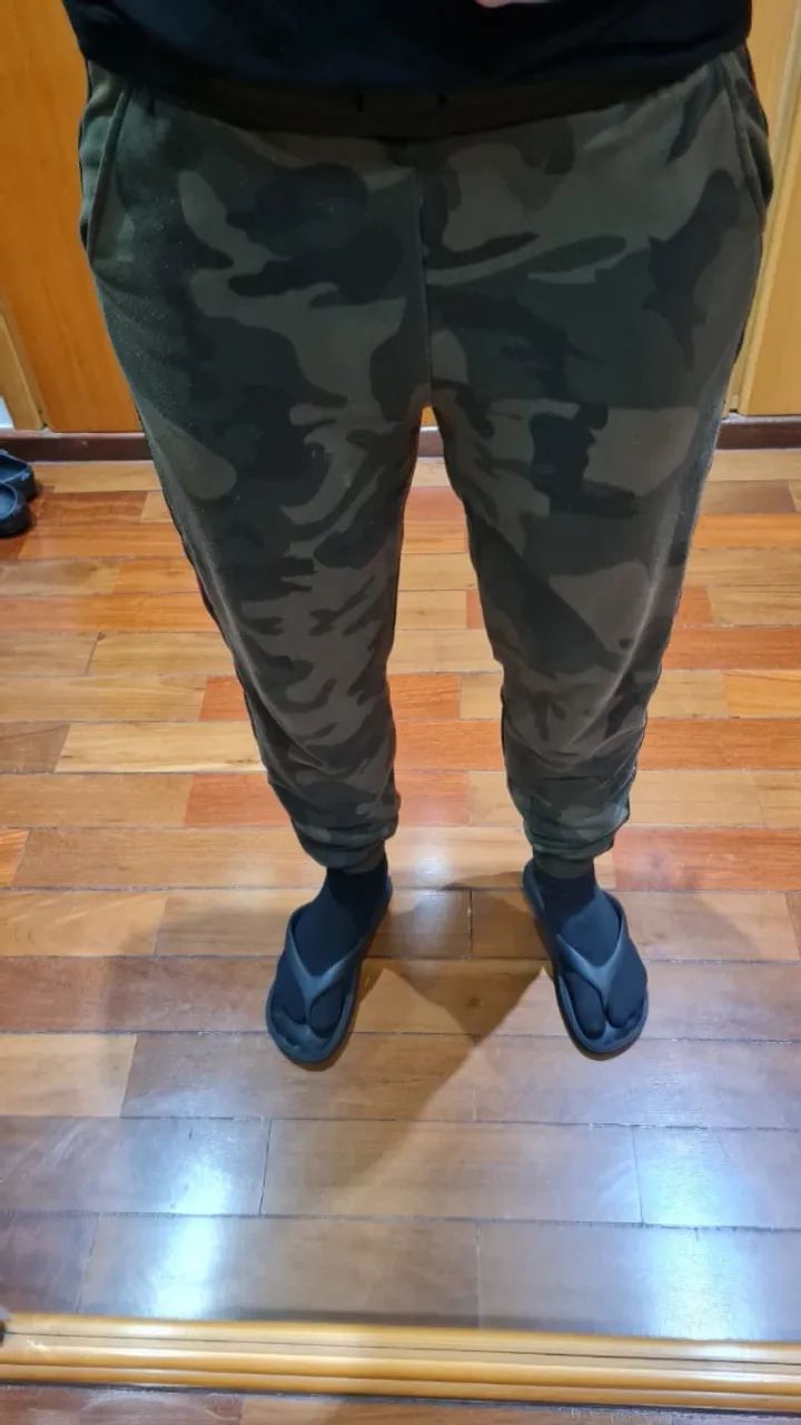 Calça de Moletom mamo camuflada g