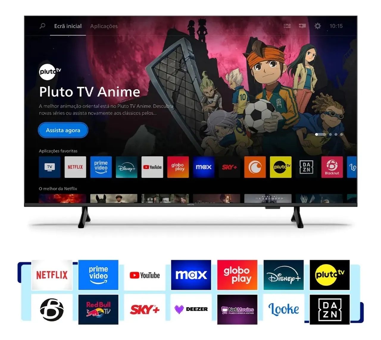 Smart TV Philips 55" 4K 55PUG7300 - Comando de Voz, Bluetooth (Impecável) - Foto 2
