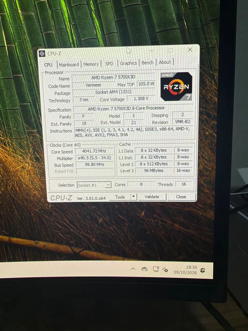 PLACA MÃE B550M + RYZEN 7 5700X3D + 32GB - Foto 3