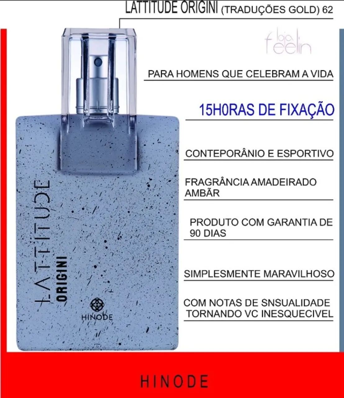 PERFUME LATTITUDE ORIGINI 100ml HINODE - Foto 4