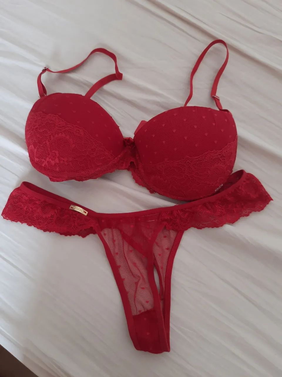 Lingerie vermelha 