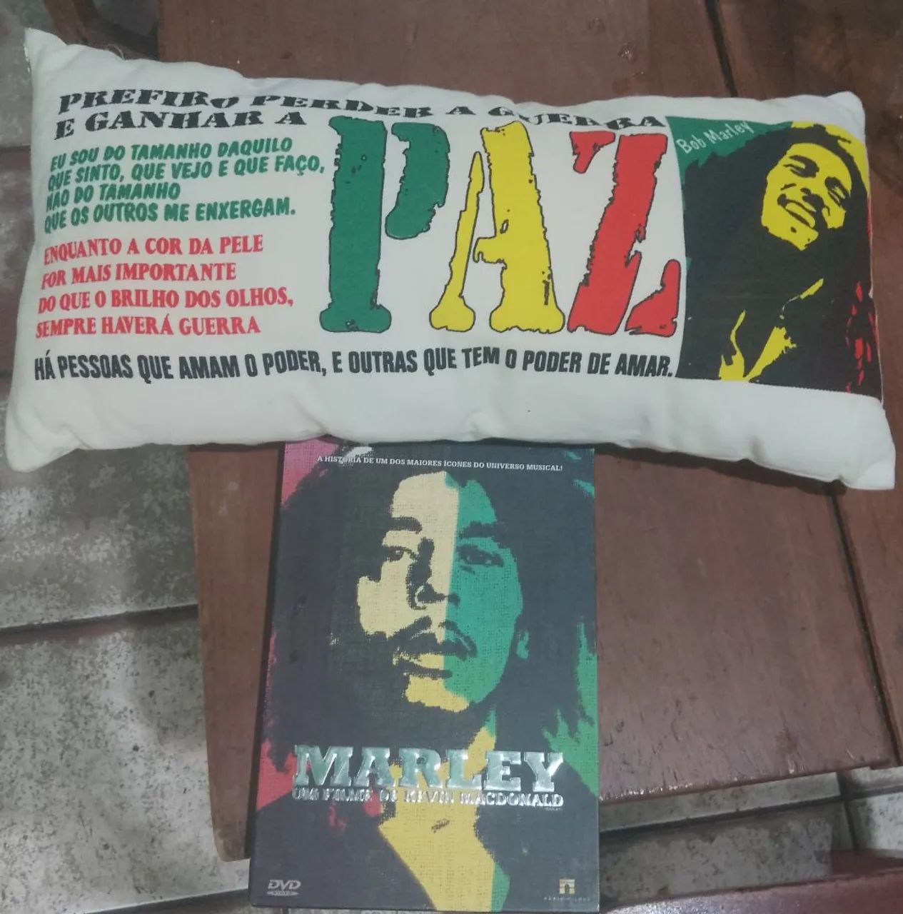 DVD Bob Marley + Almofada