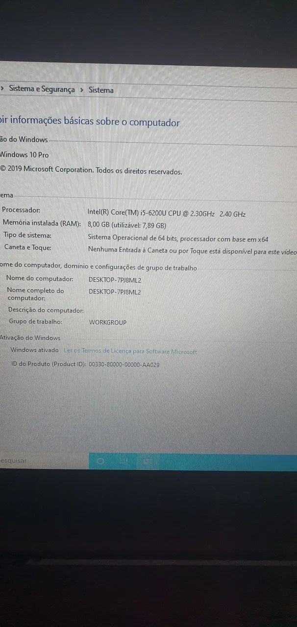 Notebook Sony Vaio i5 8gb 6 geração  - Foto 2