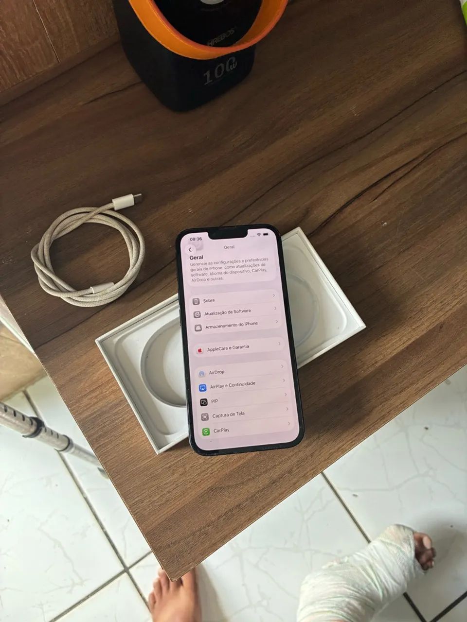 iPhone 16e de 256gb na garantia ainda  - Foto 4