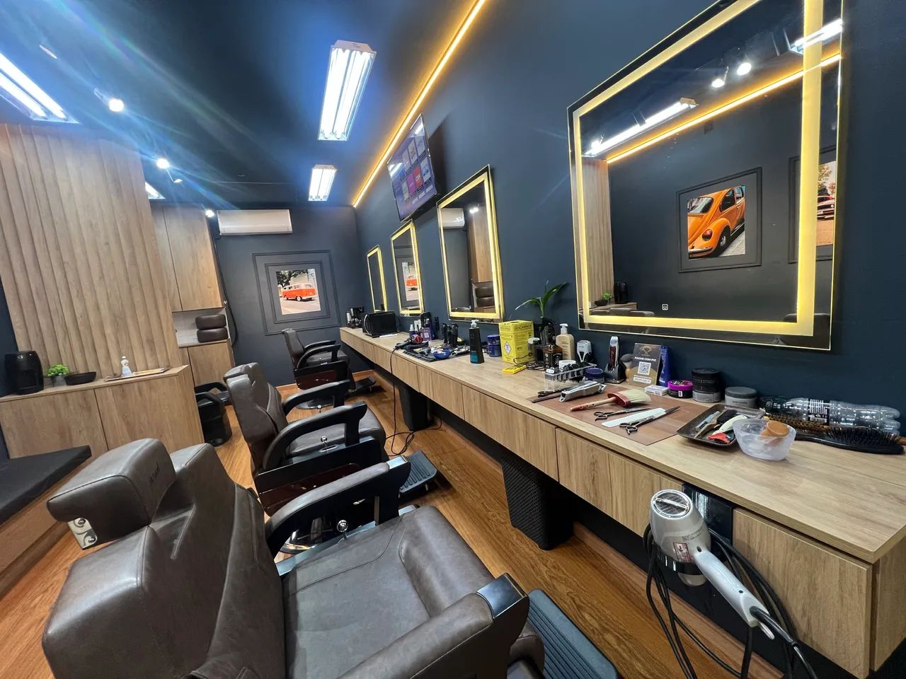 Bancada de barbearia em MDF - Foto 3