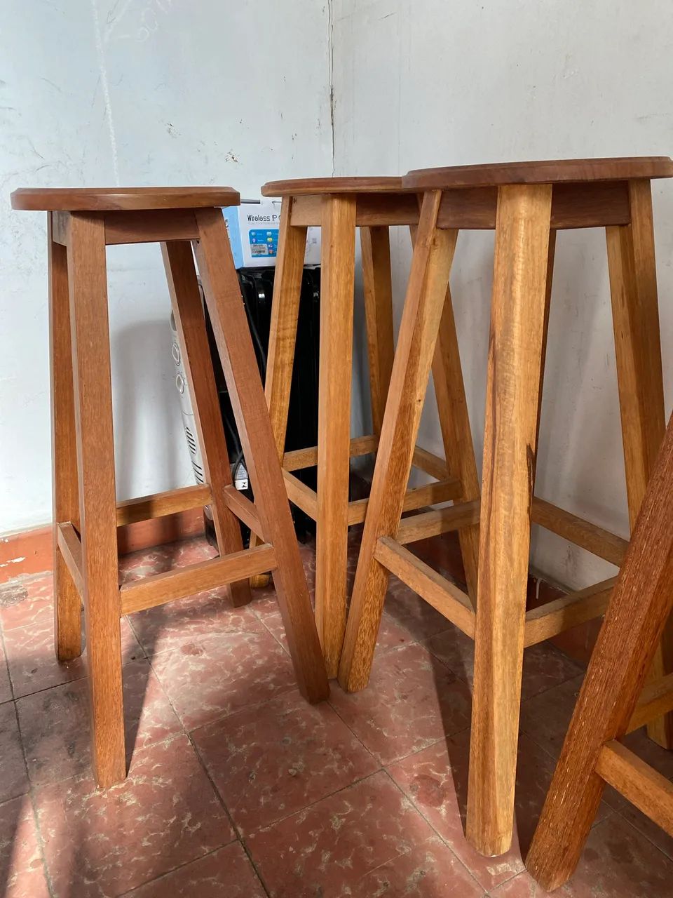 Banqueta de Madeira - Banco de Balcão (unidade) - Foto 3