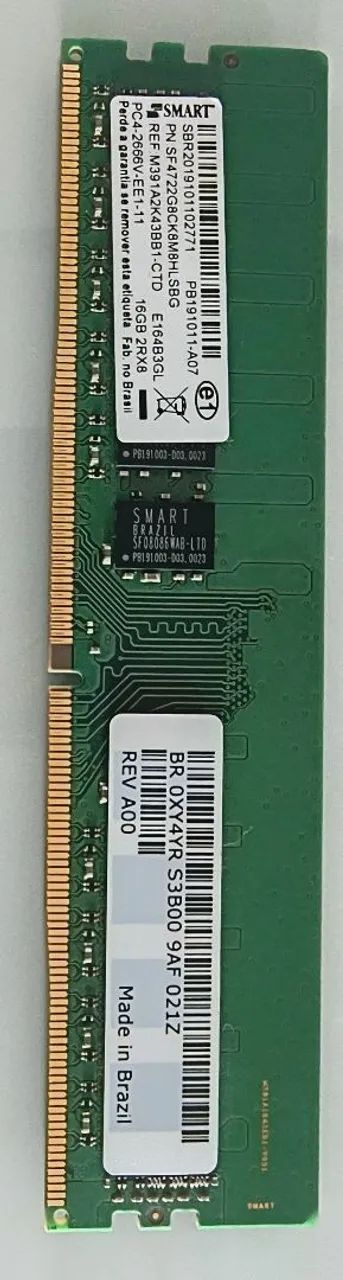 Memória DDR4 ECC para servirdor Dell Original