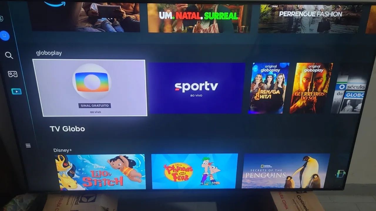 Tv Samsung 55 polegadas cairá tudo sertinho 