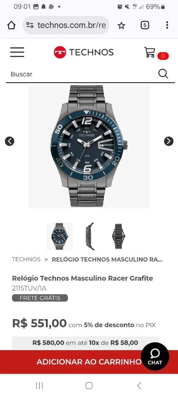 Relógio Technos Racer 2115TUV  - Foto 5