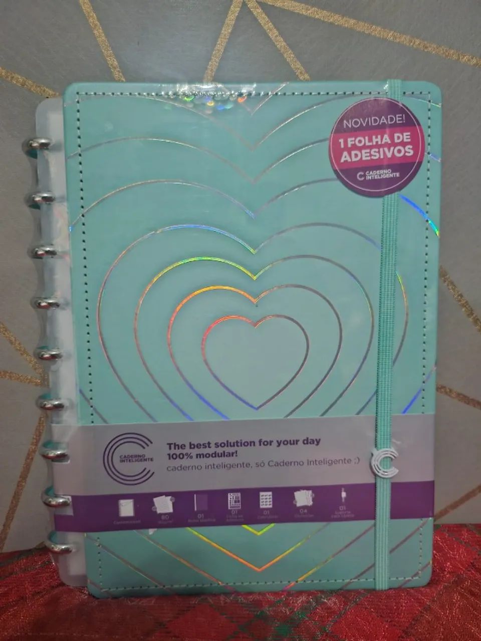 Turquoise Love Smart Notebook – Medium Size