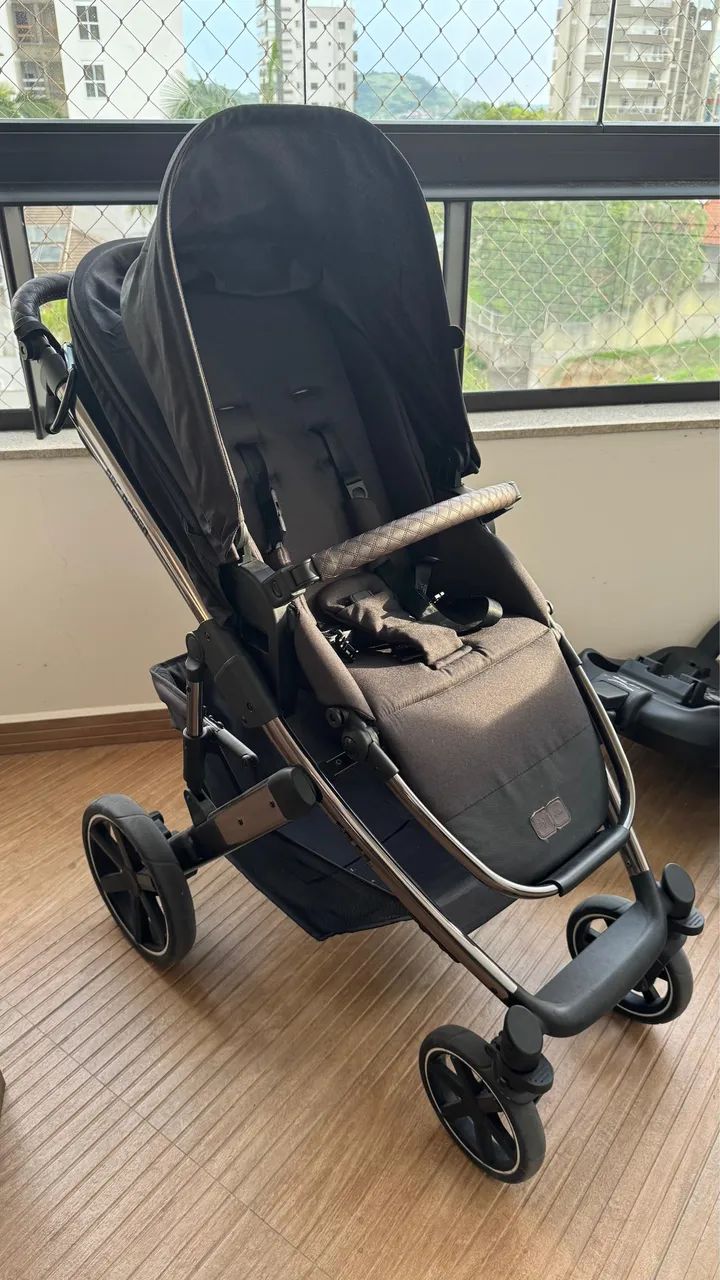 Carrinho de bebê e Bebê conforto  - Foto 4