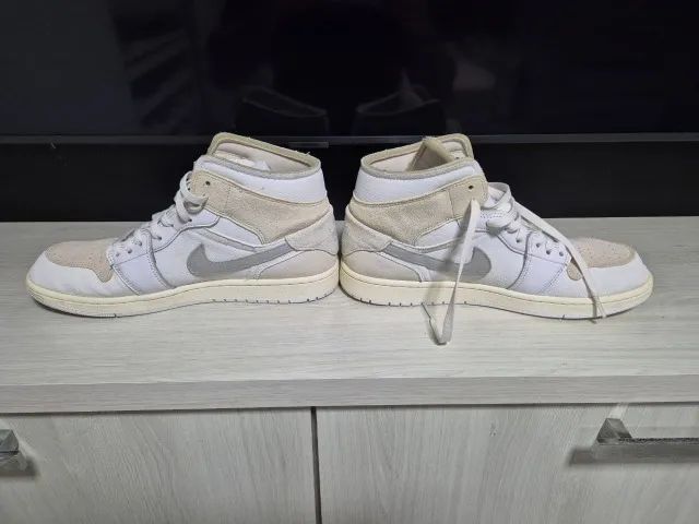 Tênis Nike Air Jordan 1 Mid SE Craft Tech Grey - Foto 4