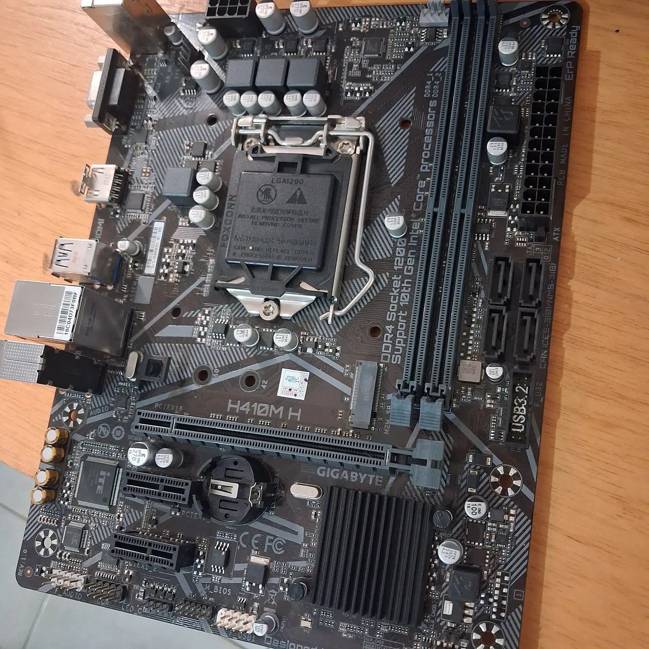 Placa mãe h410mh socket lga1200 funcionando perfeitamente - Foto 2