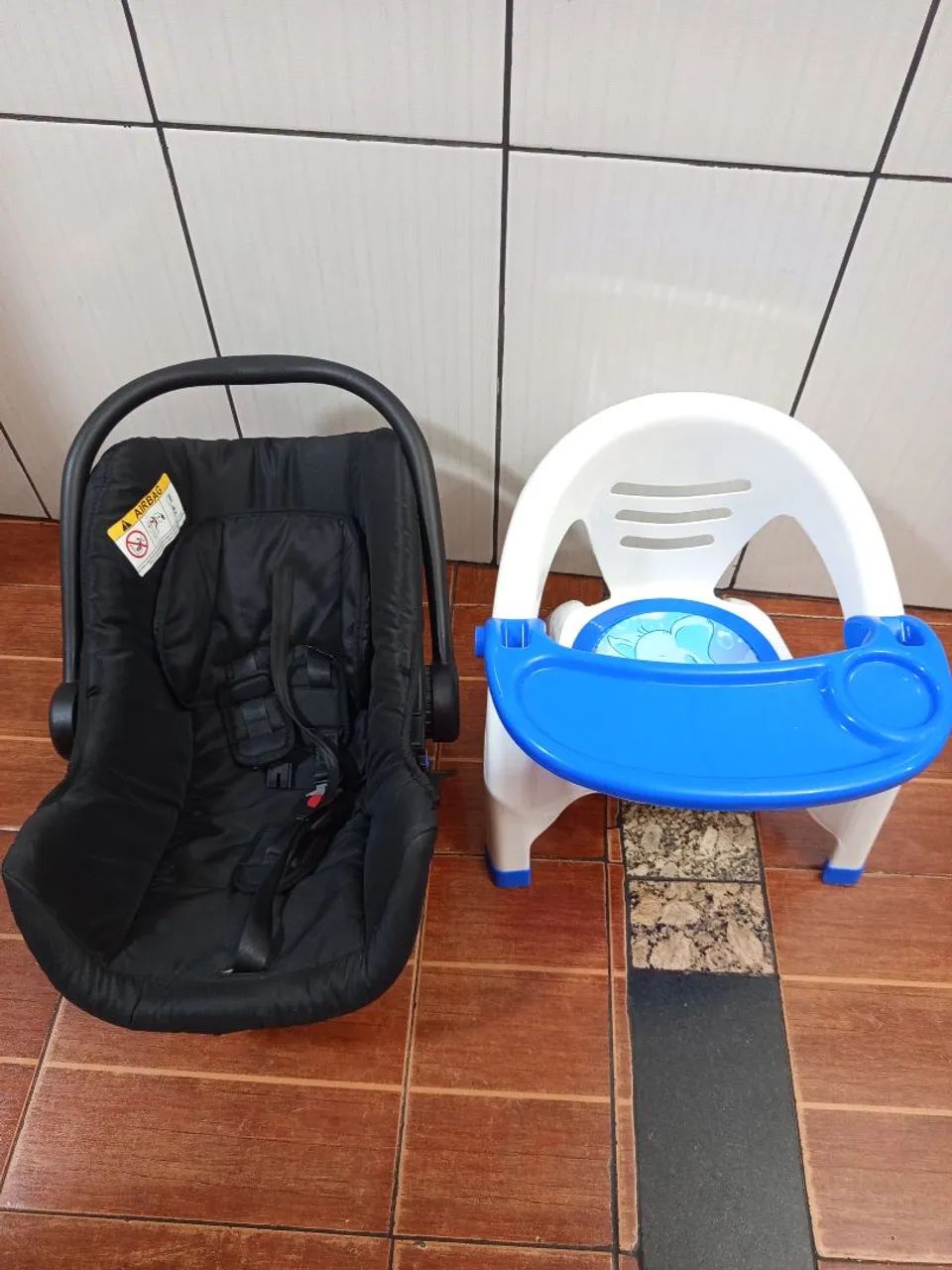 Itens para bebê.