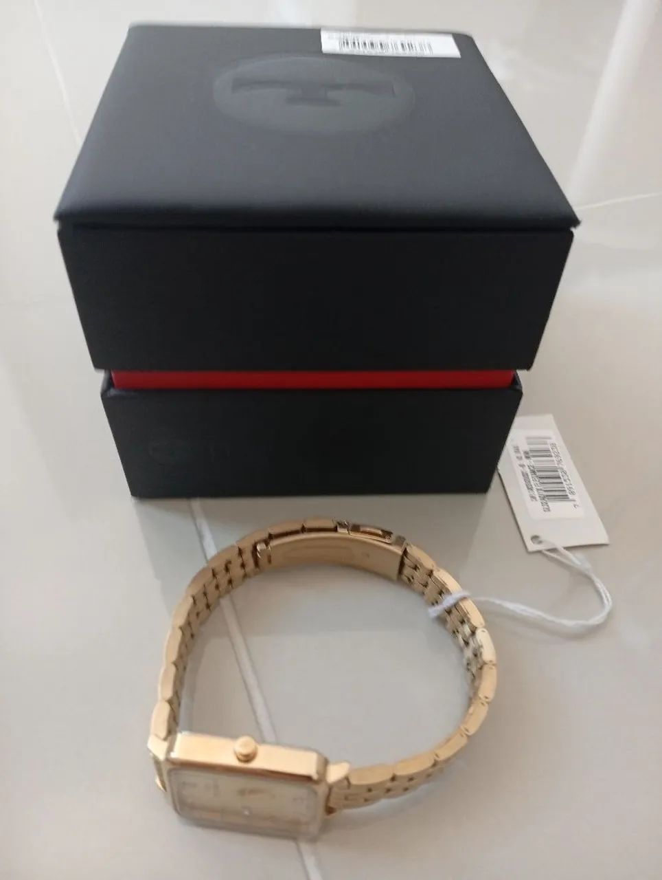 Relógio dourado Technos feminino  - Foto 4
