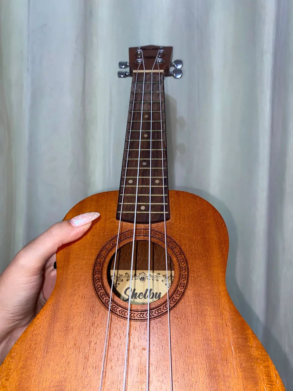 Ukulele Elétrico Soprano Shelby Su21m STNT - Foto 4