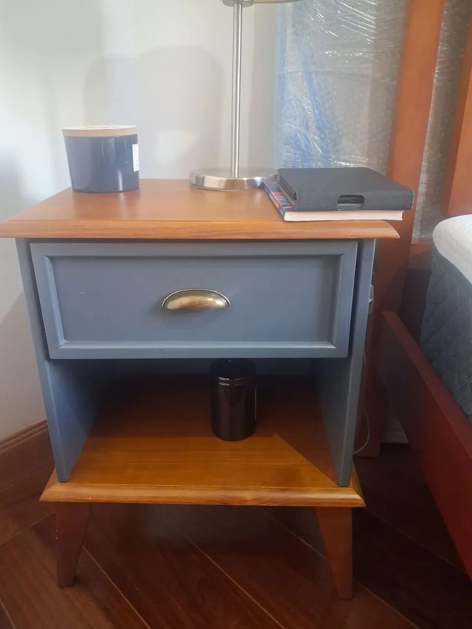 Cama de casal com colchão Emma e 2 mesas de cabeceira - Foto 5