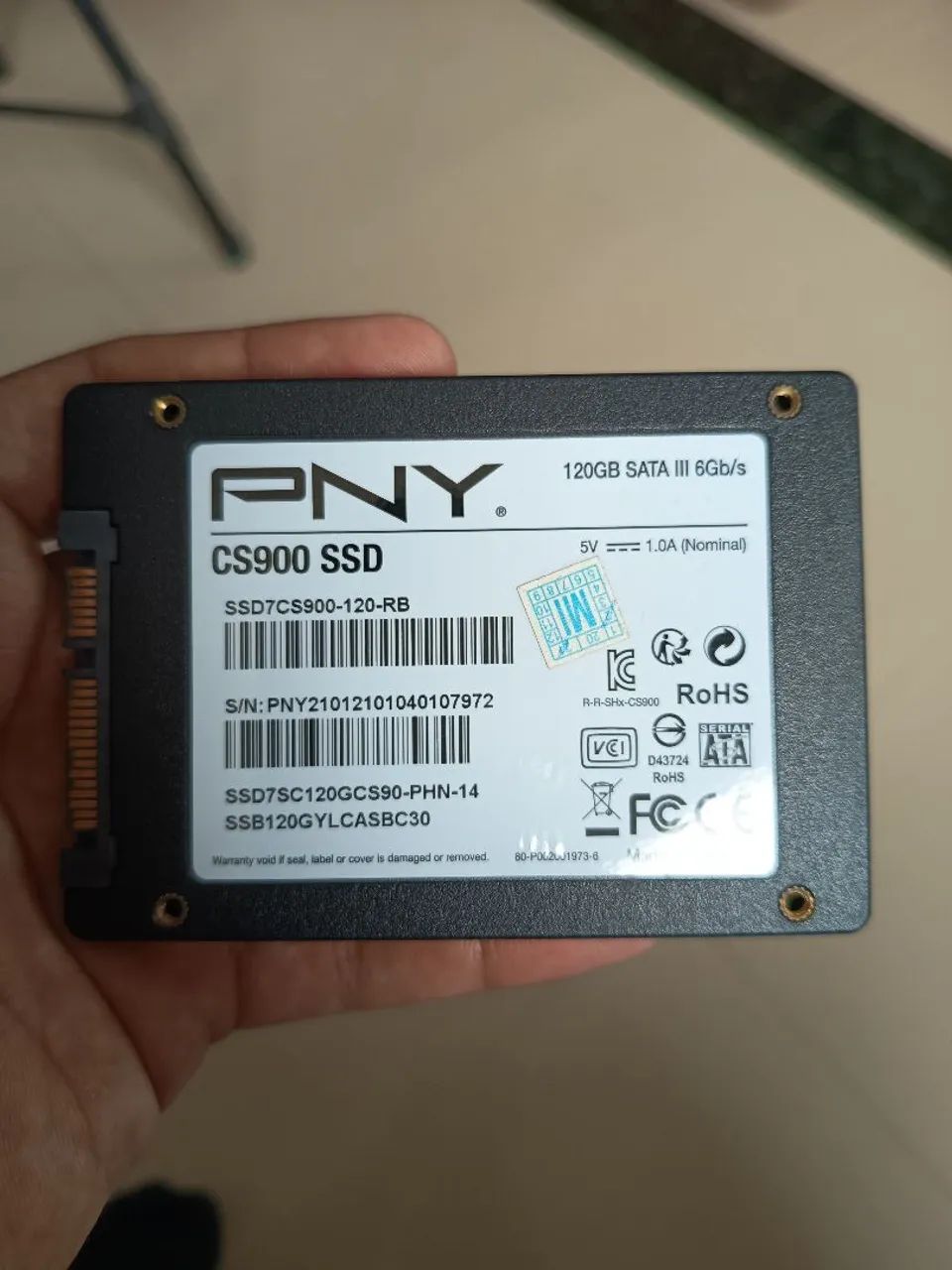 SSD PNY 120gb