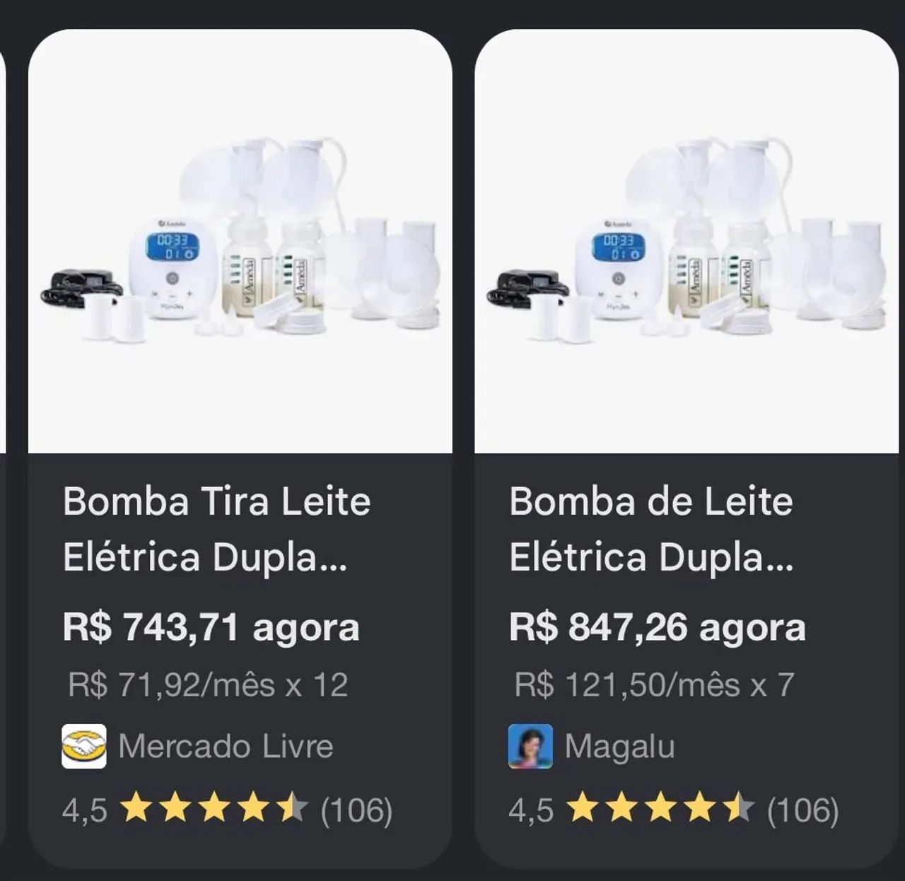 BOMBA EXTRAIR LEITE AMEDA  - Foto 2
