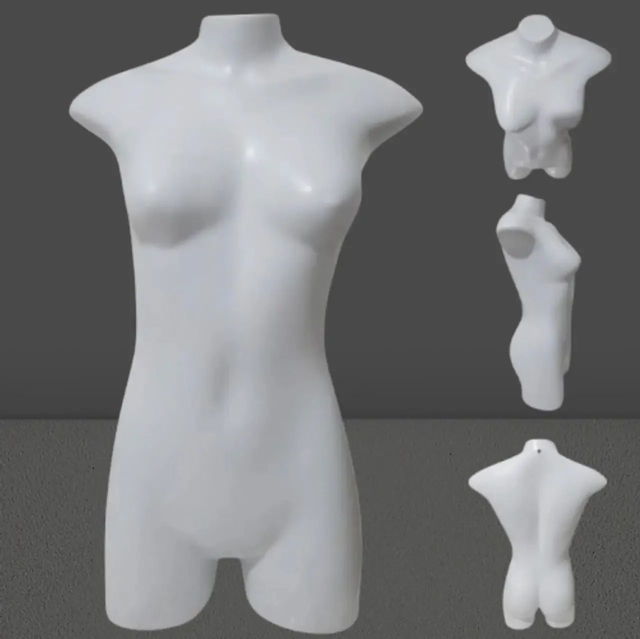 Manequim meio corpo feminino 