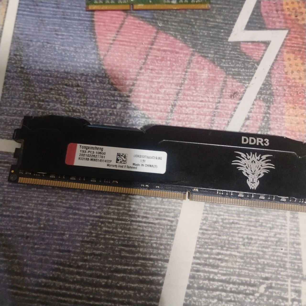 Pente de memória ddr3 8g 