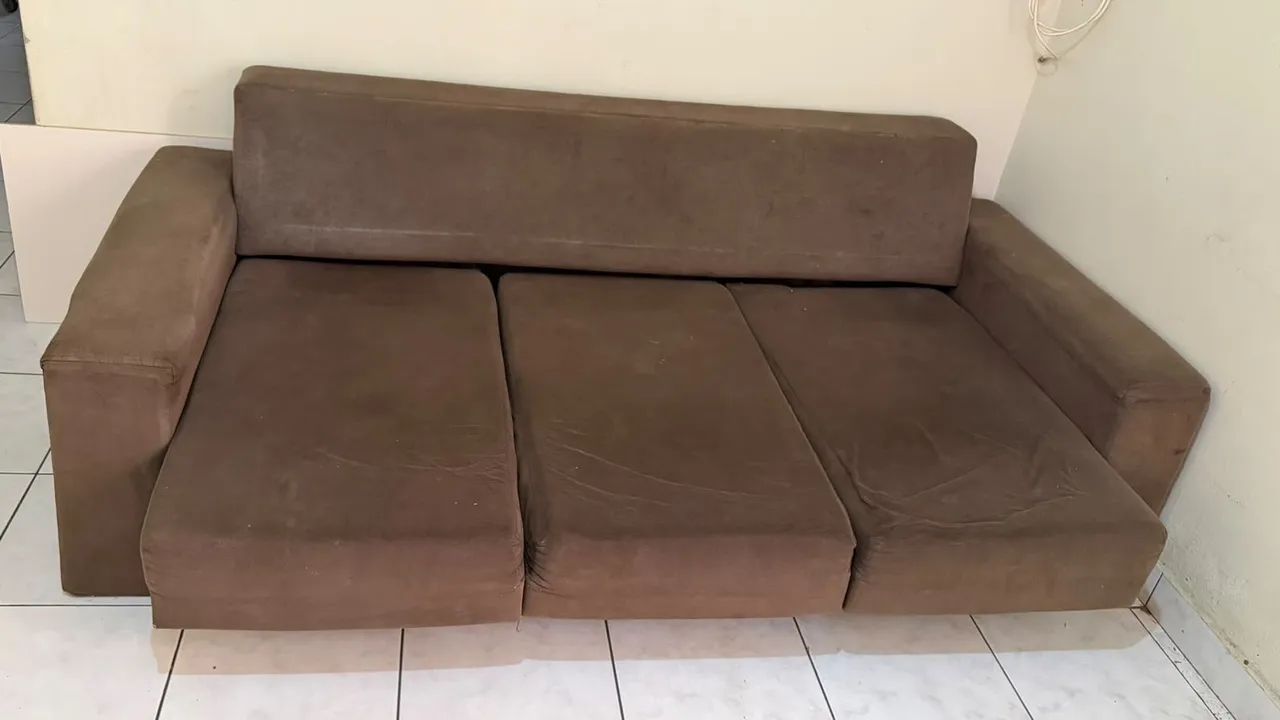 Sofá Retrátil 3 lugares - Vira Cama - 2,20m