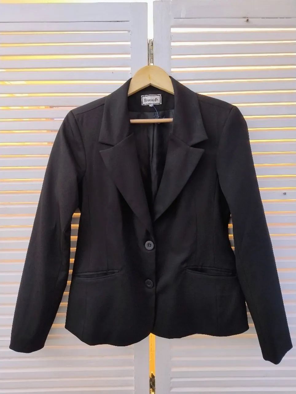 Blazer barreds preto feminino 40 - Foto 3