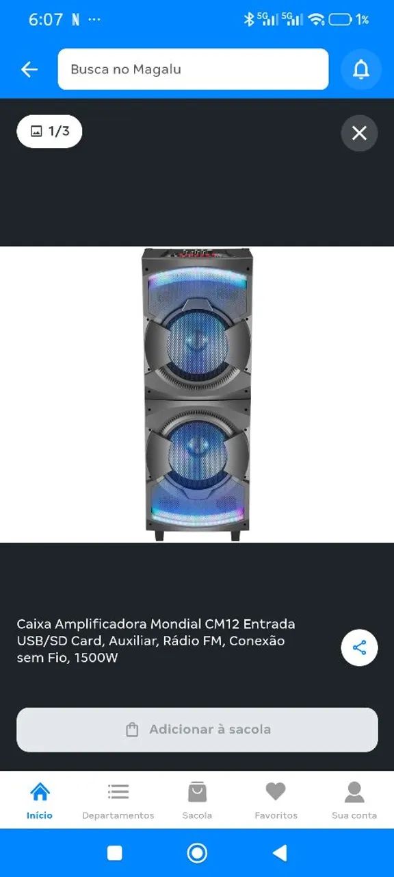 Caixa de som CM