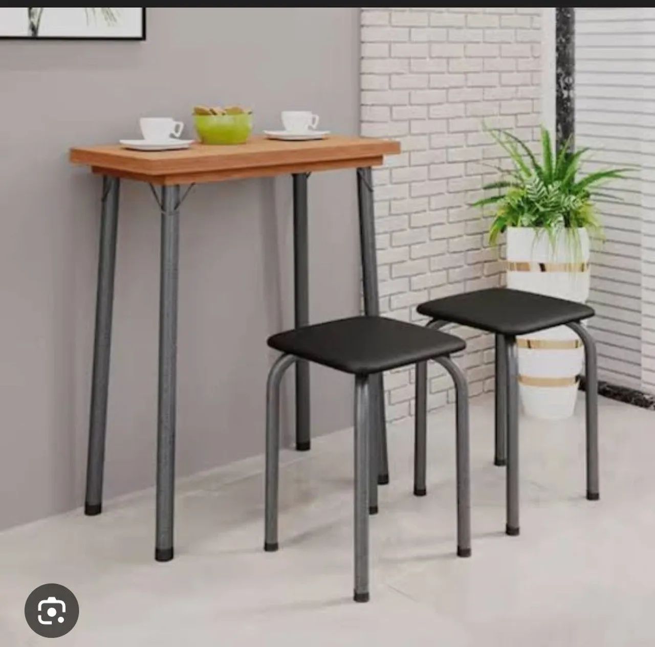 Luana Folding Table with 4 Stools64994316243585120
