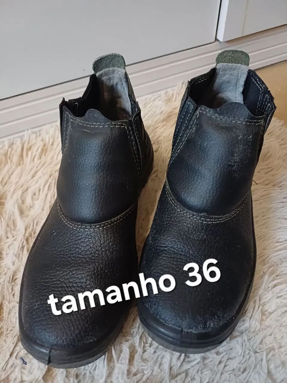Bota couro 