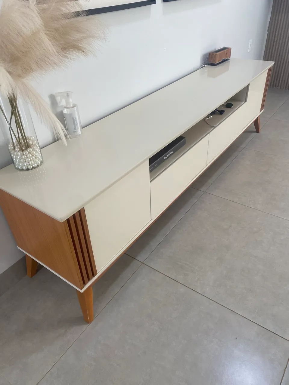 Vendo móvel rack em mdf super conservado? medida. 2,20  - Foto 3