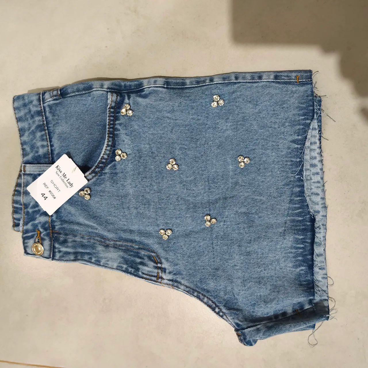Short jeans strass - Foto 5