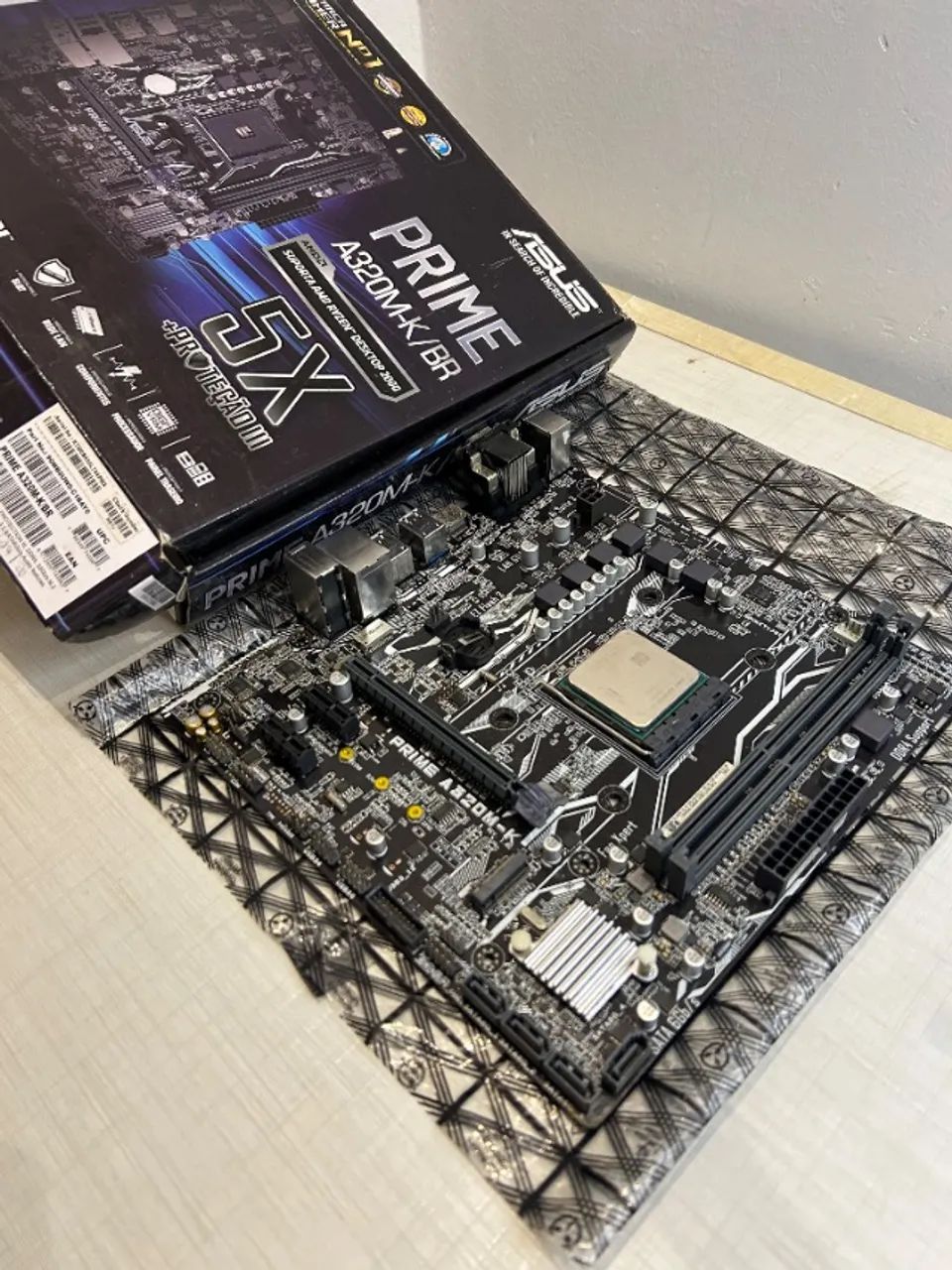 Placa ASUS a320m-k/br | APENAS A PLACA